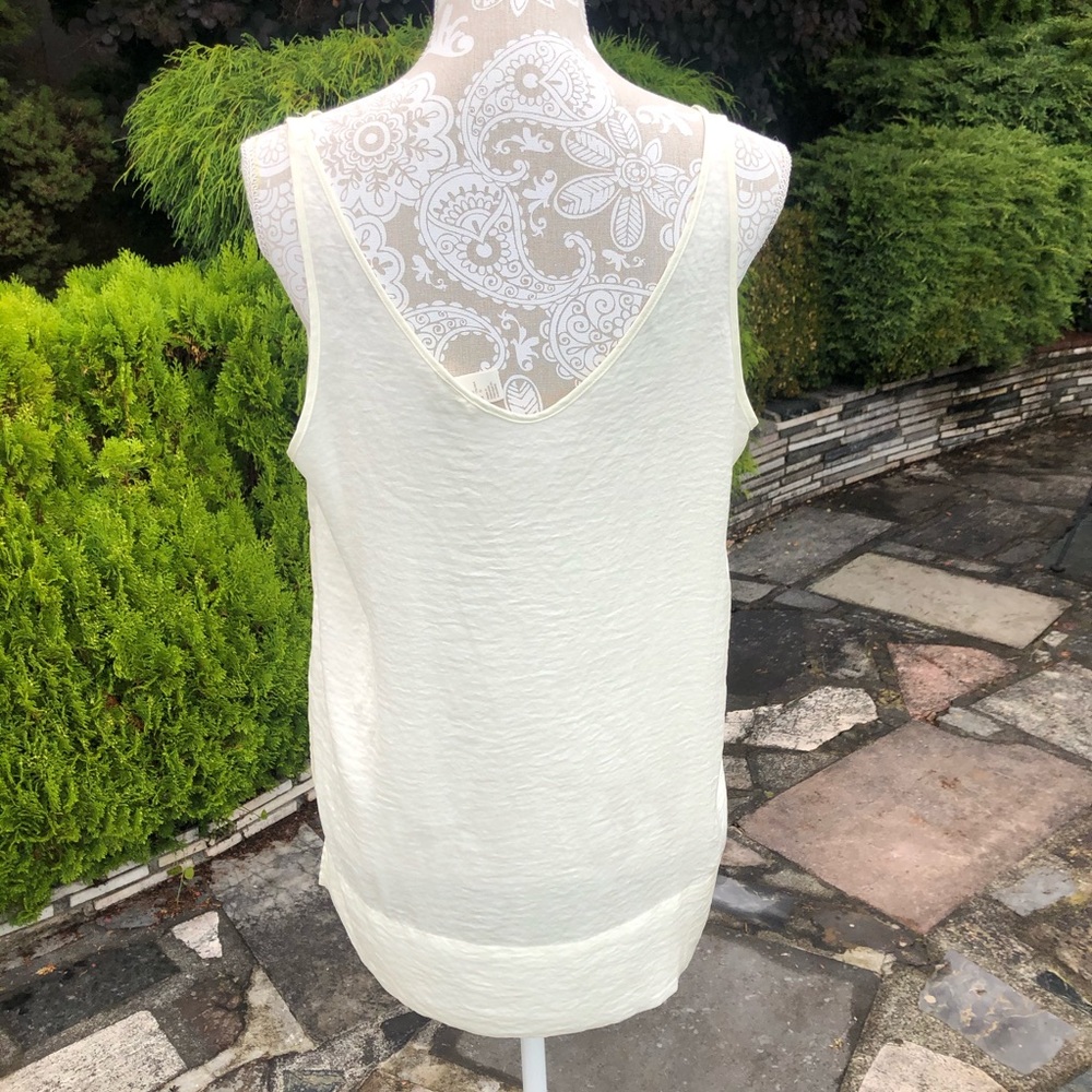 H&M Cream Shell Tank - Picture 3 of 4